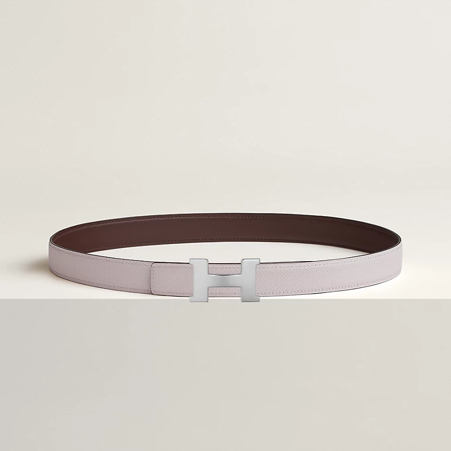Mini Constance belt buckle & Reversible leather strap 24 mm - Image 2
